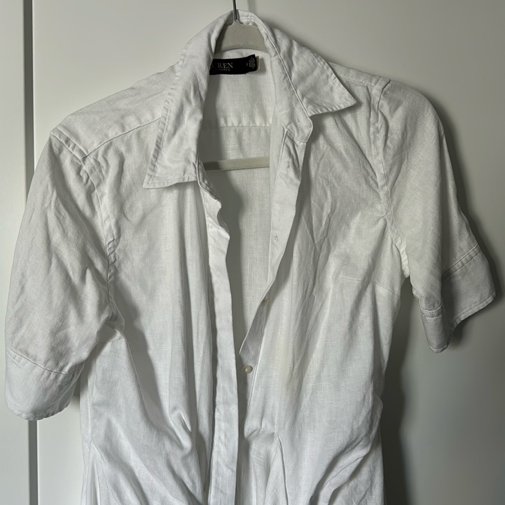 White Shirt Dress